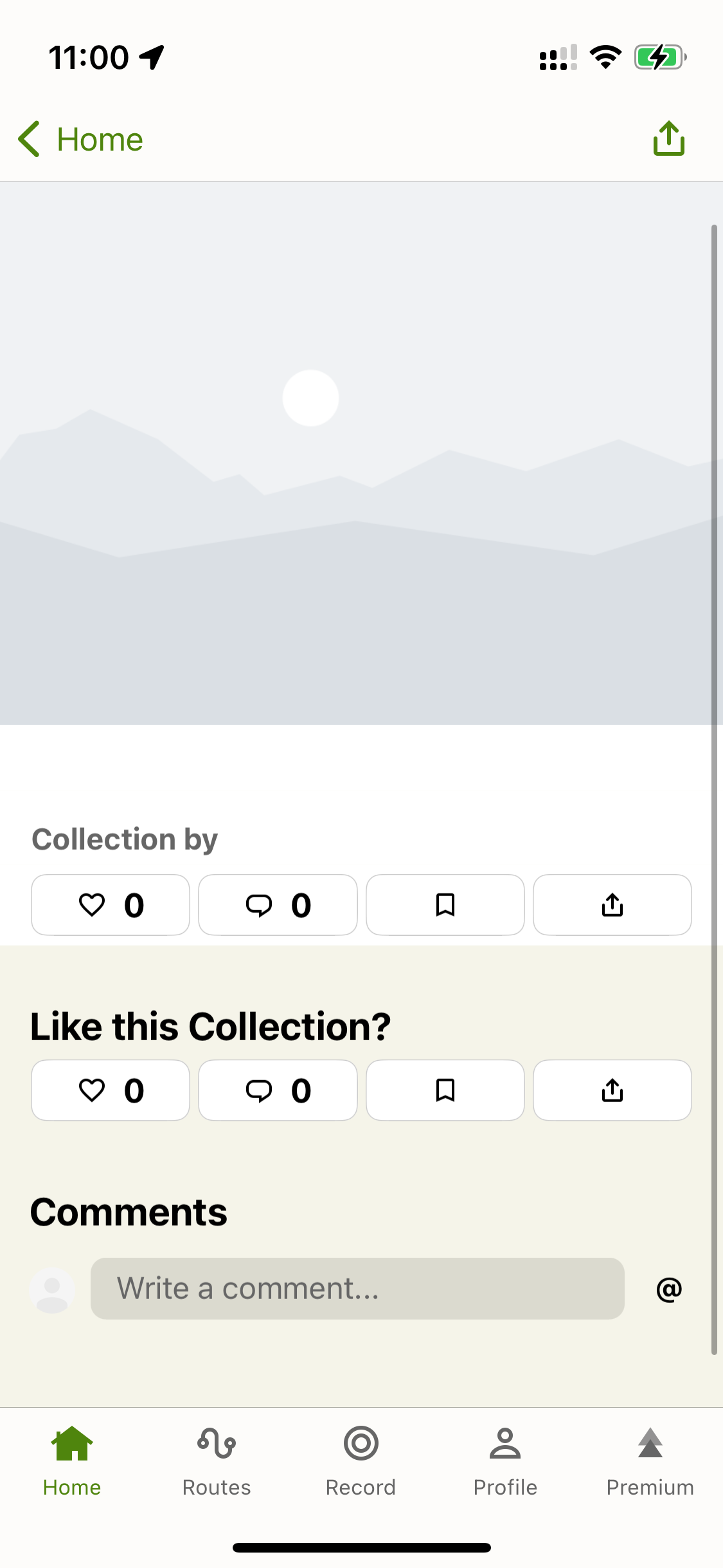 incorrect response on a collections screen